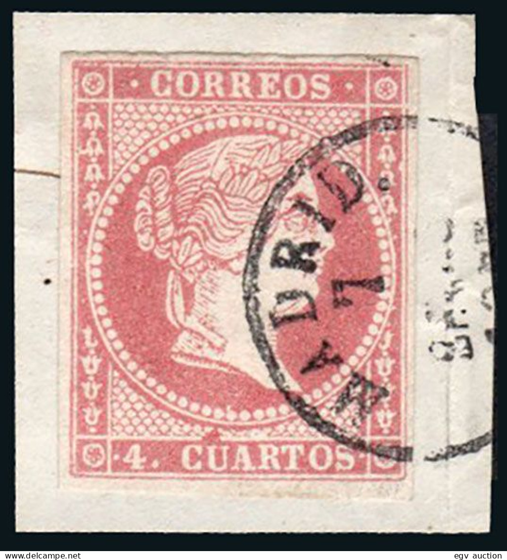 Madrid - Edi O 48 - 4 C. - Fragmento Mat Fech. Especial "Madrid" - Used Stamps
