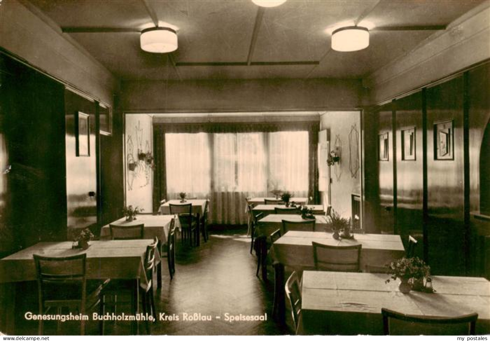 73887835 Rosslau Elbe Genesungsheim Buchholzmuehle Speisesaal Rosslau Elbe - Dessau