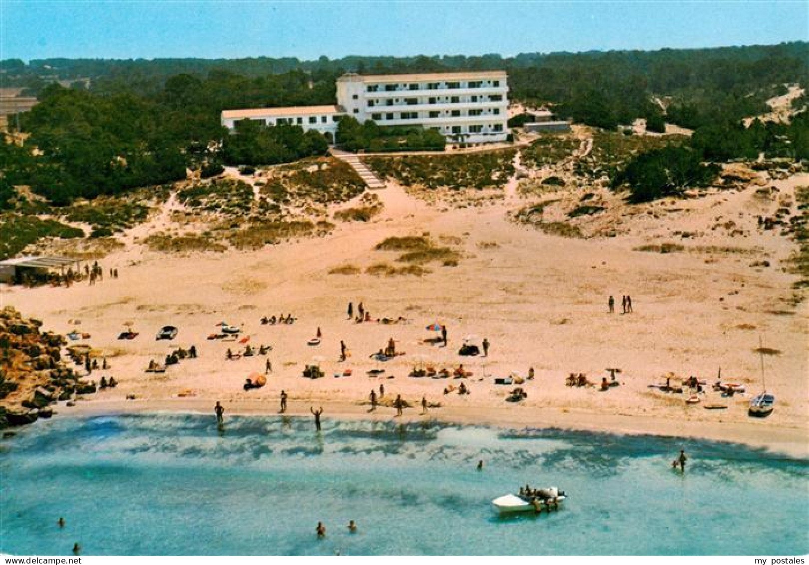 73887822 Cala Sahona Hostal Sahona Fliegeraufnahme  - Sonstige & Ohne Zuordnung