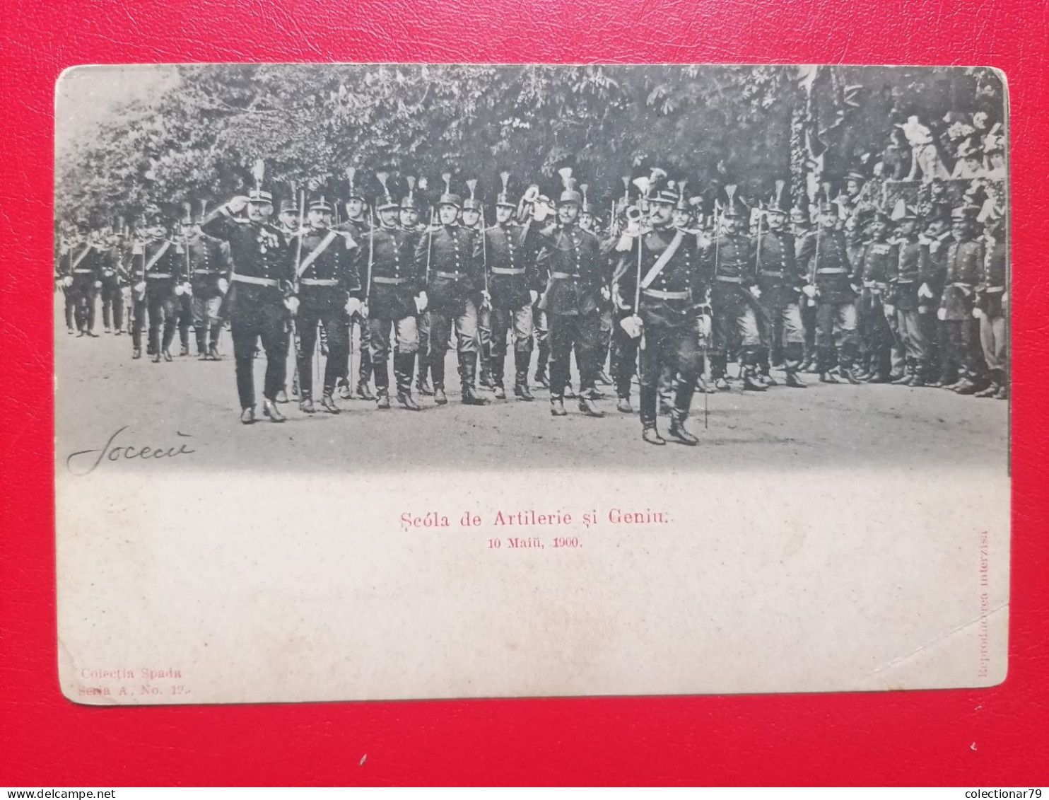 Romania Scoala De Artilerie Si Geniu 10 Mai 1900 Colectia Spada - Roumanie