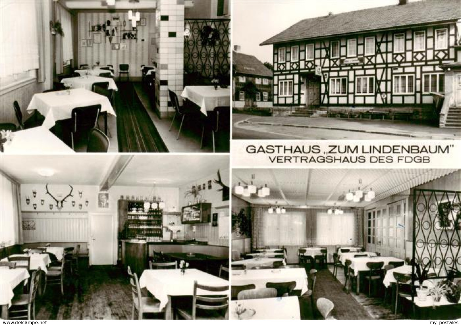 73887779 Schwarzenbrunn Sachsenbrunn Gasthaus Zum Lindenbaum Gastraeume Schwarze - Autres & Non Classés