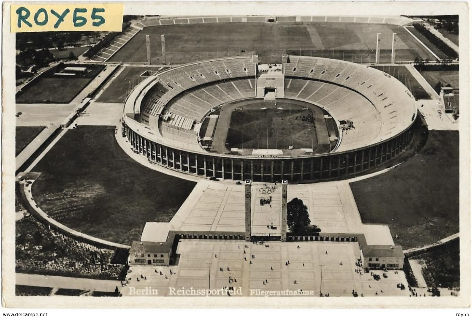 Stadium Estadio Stade Stadio Di Calcio Campo Sportivo Berlino Germania Olympiapark Berlin Anni 30 ( F.piccolo/v.retro) - Football