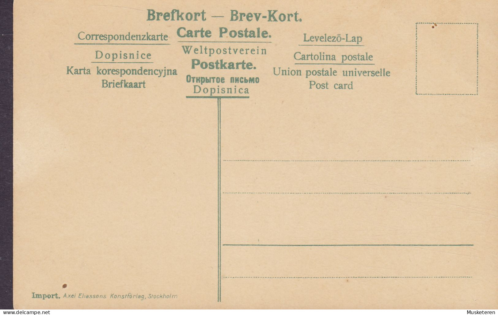 Sweden PPC Hertigen Och Hertiginnan Af Skåne Reutlinger Paris 1905. Axel Eliassons Konstförlag, Stockholm (2 Scans) - Familles Royales