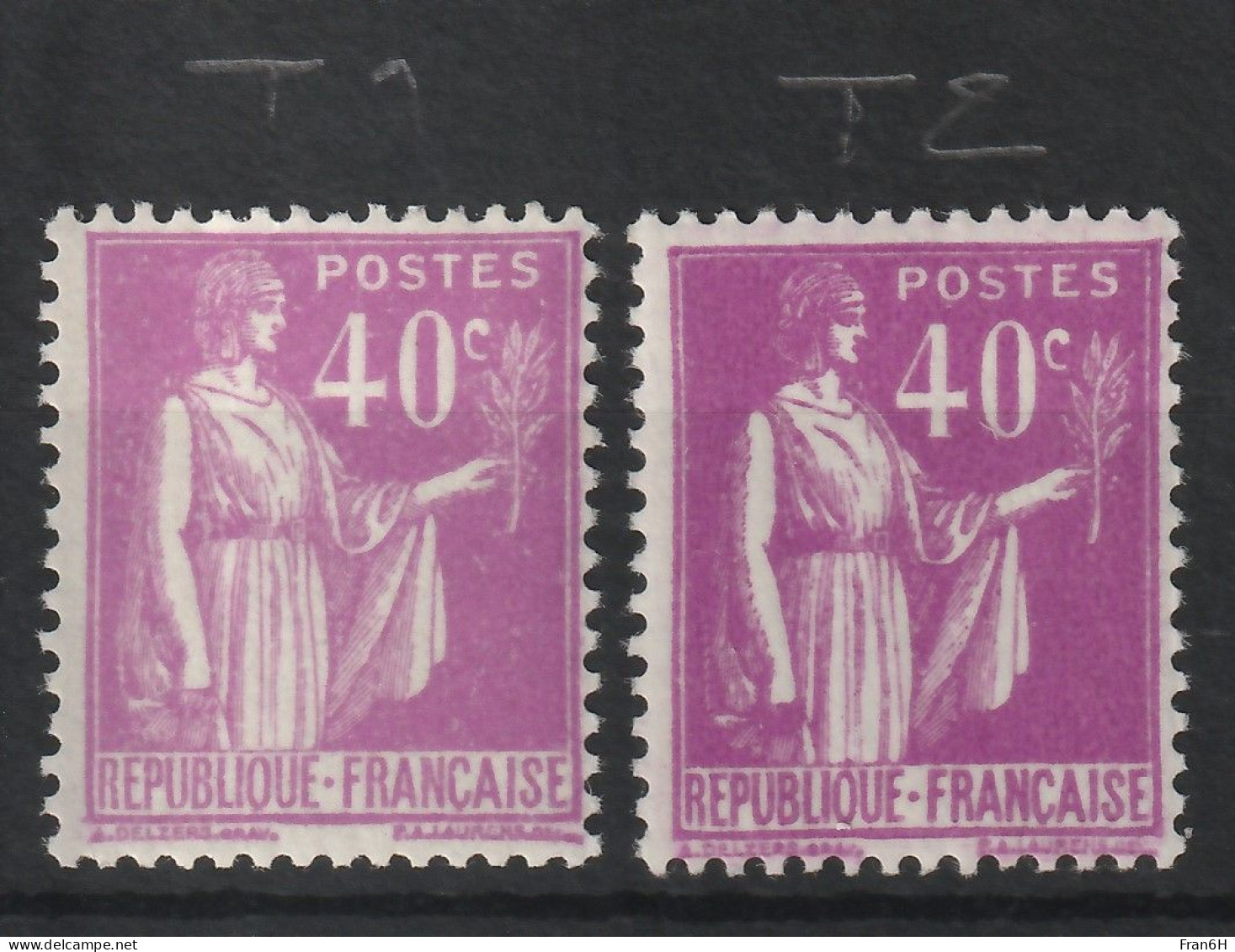 YT N° 281 + 281a T2 - Neufs ** - MNH - Cote 130,00 € - Nuevos