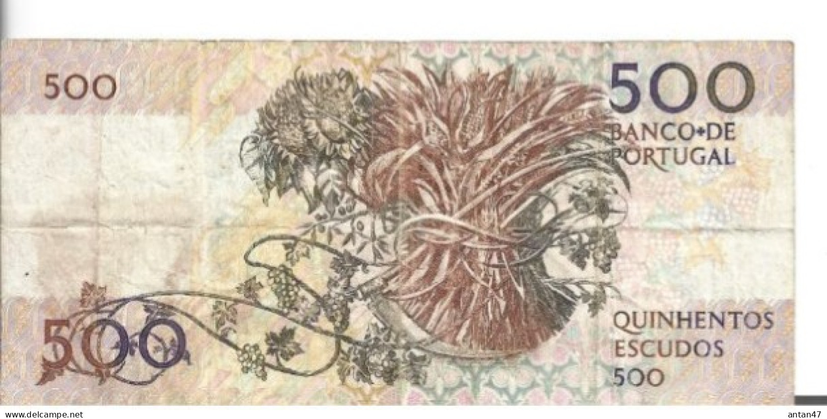 Billet 500 Escudos PORTUGAL 1993 ? / MOUZINHO DA SILVEIRA / CHQ 186554 - Portugal