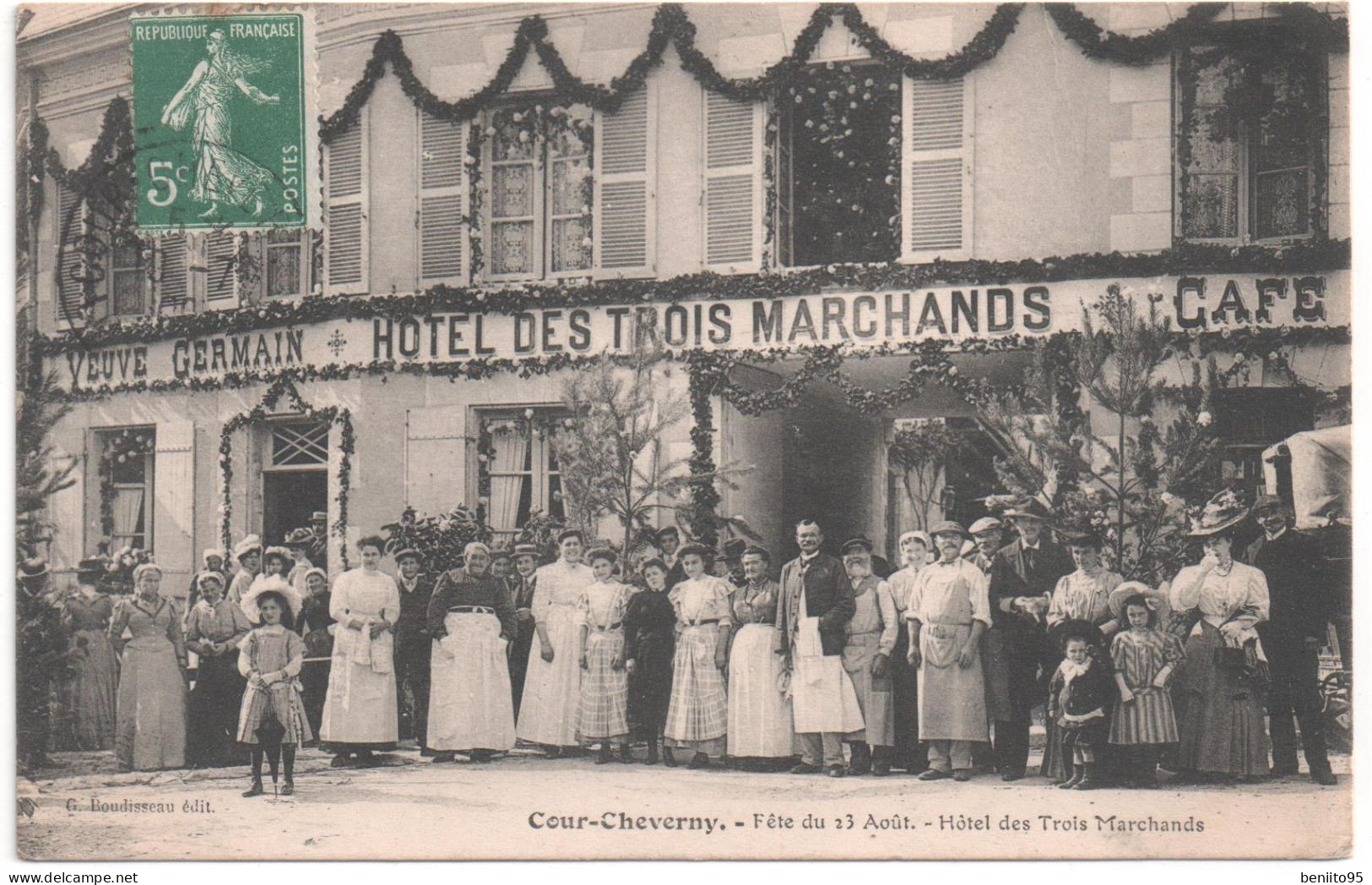 CPA De COUR-CHEVERNY - Hôtel Des Trois Marchands. - Cheverny