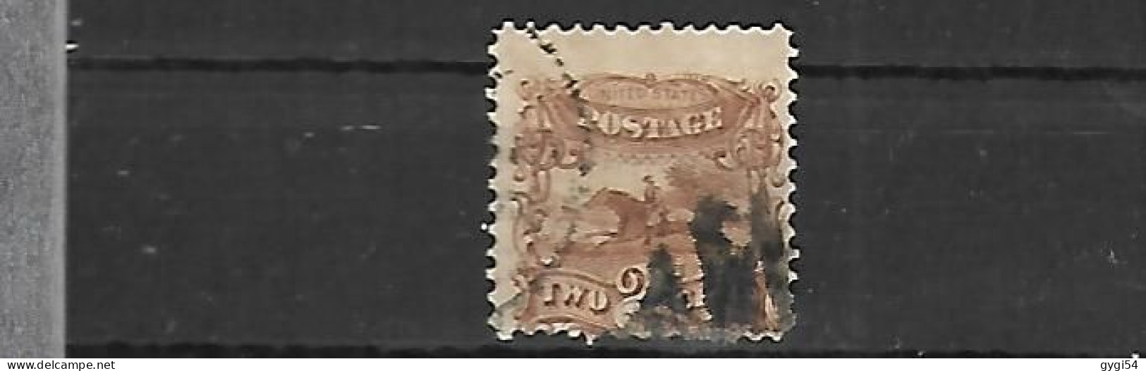 ETATS - UNIS 1869 Pony Express Cat Yt 30 - 1861-65 Confederate States