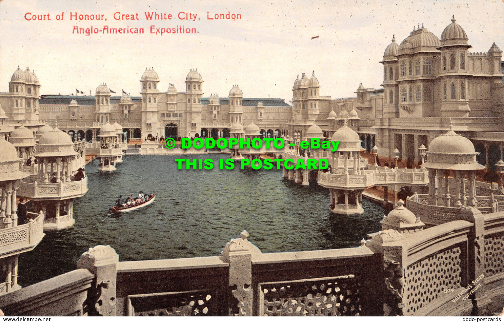 R506027 London. Court Of Honour. Great White City. Anglo American Exhibition. Ga - Sonstige & Ohne Zuordnung