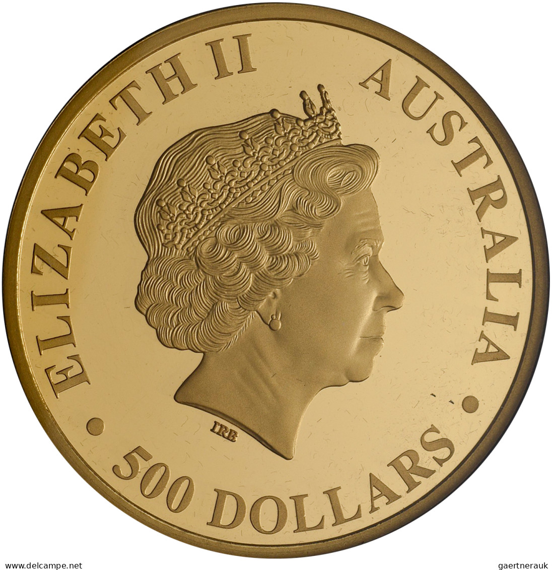 Australien - Anlagegold: Elizabeth II. 1952-2022: 500 Dollars 2014, "The Austral - Sonstige & Ohne Zuordnung