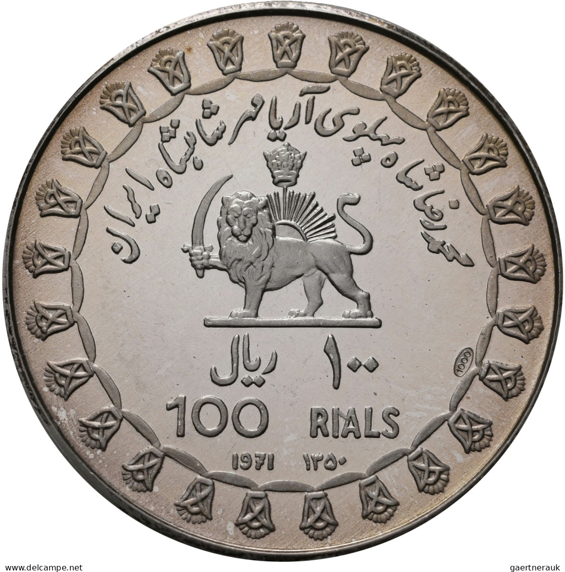 Iran: Muhammad Reza Pahlavi Shah 1941-1979: 5 Münzen Mit Den Nominalen 25 / 50 / - Irán