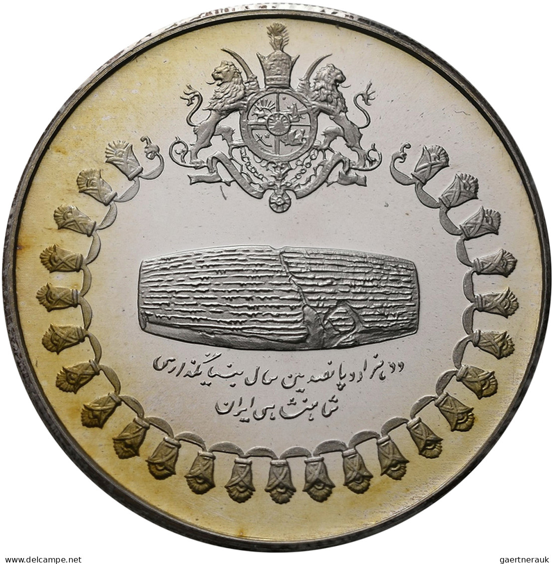 Iran: Muhammad Reza Pahlavi Shah 1941-1979: 5 Münzen mit den Nominalen 25 / 50 /