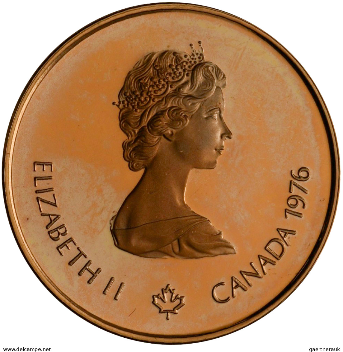 Kanada: Elizabeth II. 1952-2022: 100 Dollars 1976, Olympische Spiele In Montreal - Canada