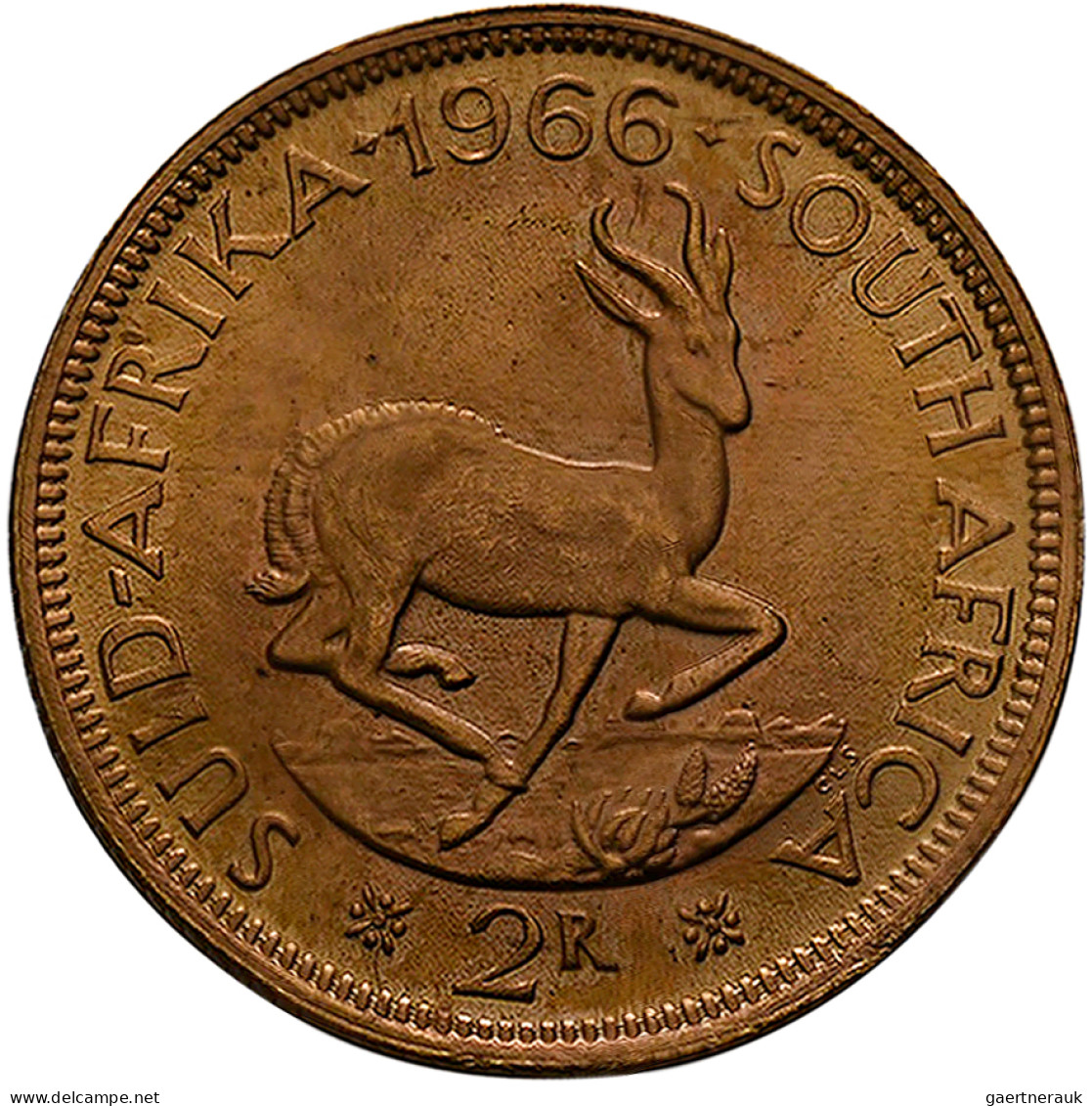 Südafrika - Anlagegold: 1 Rand 1971, KM# 63, Friedberg 12. 3,99 G, 917/1000 Gold - Afrique Du Sud