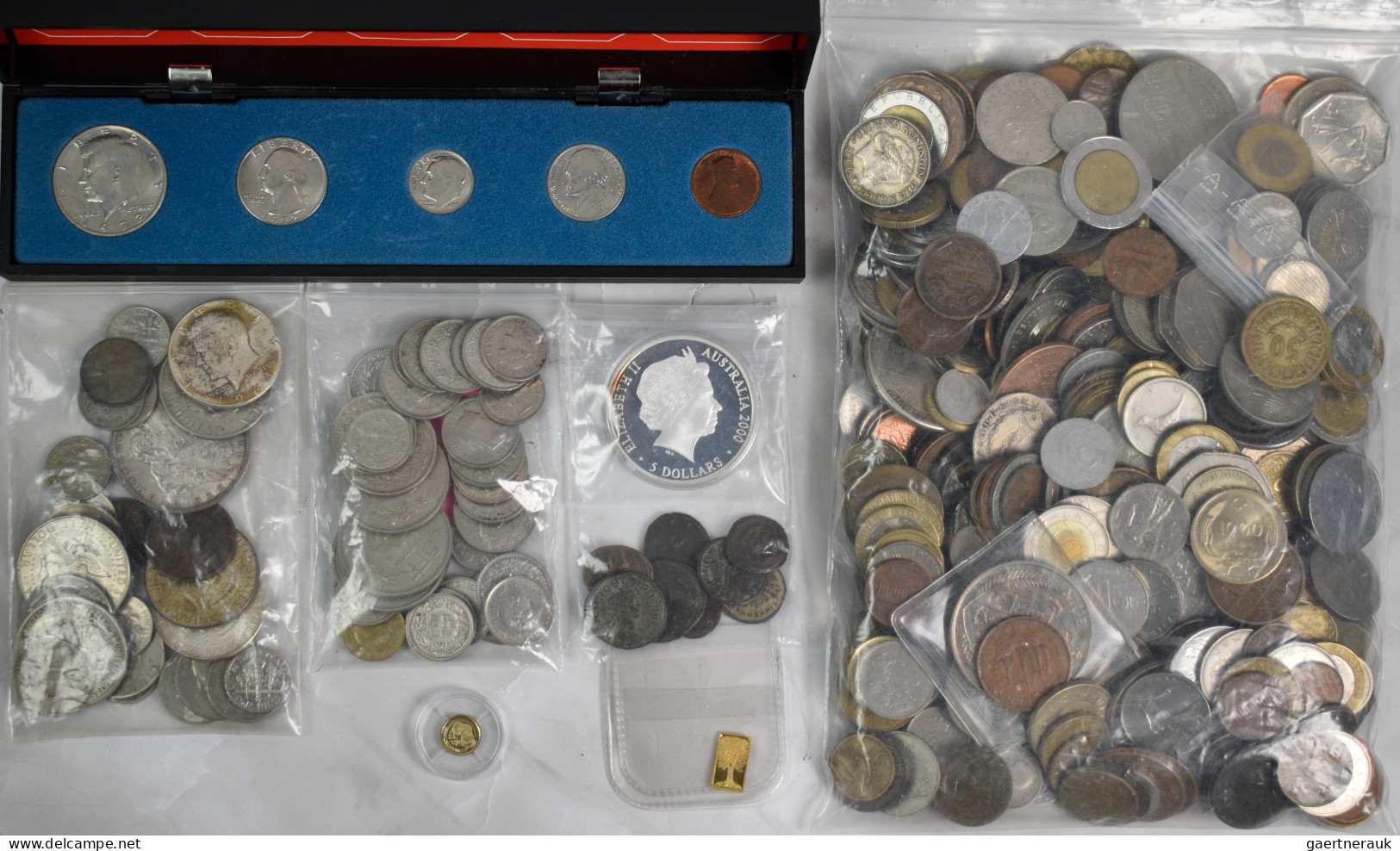 Alle Welt: Alle Welt, Dabei: USA Silberdollar Aus Dem Jahr 1880 Sowie Weiteren U - Collections & Lots