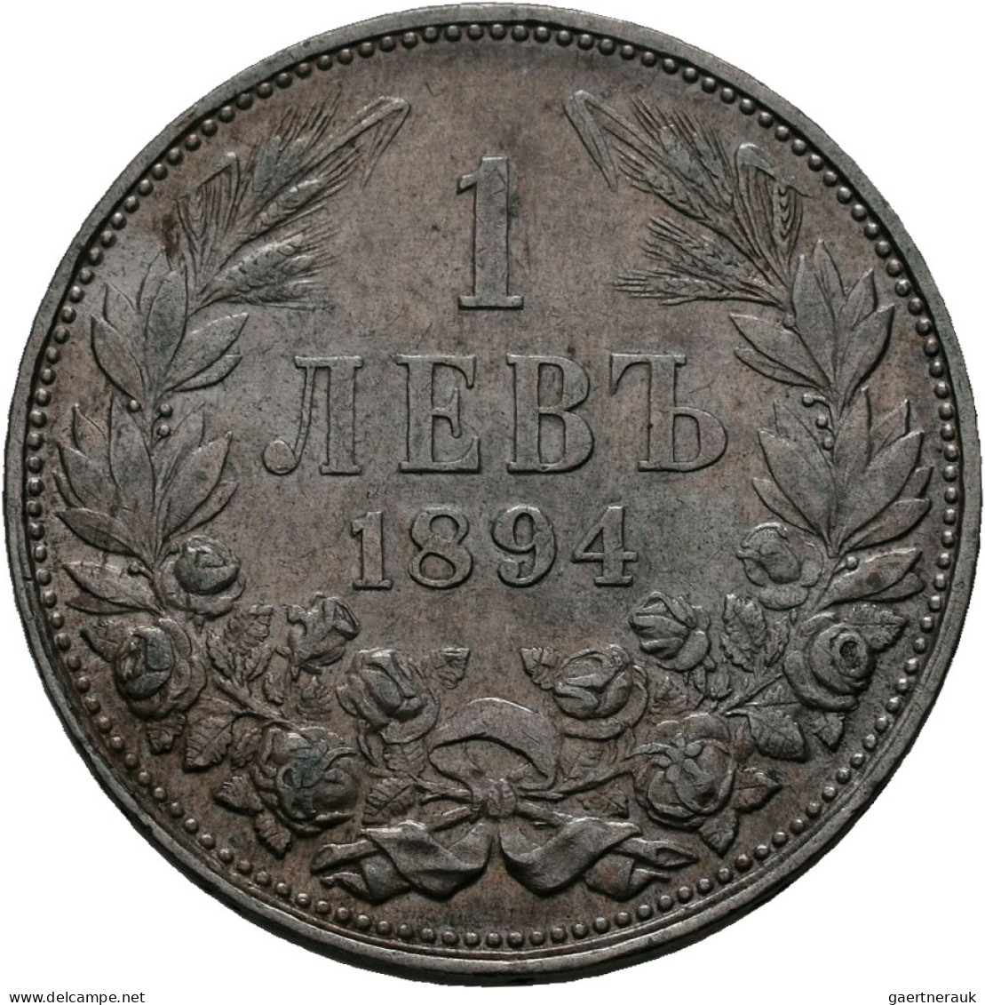 Bulgarien: Ferdinand I. 1887-1908: 1 + 2 + 5 Leva 1894, KM# 16, 17 Und 18, Sehr - Bulgarije