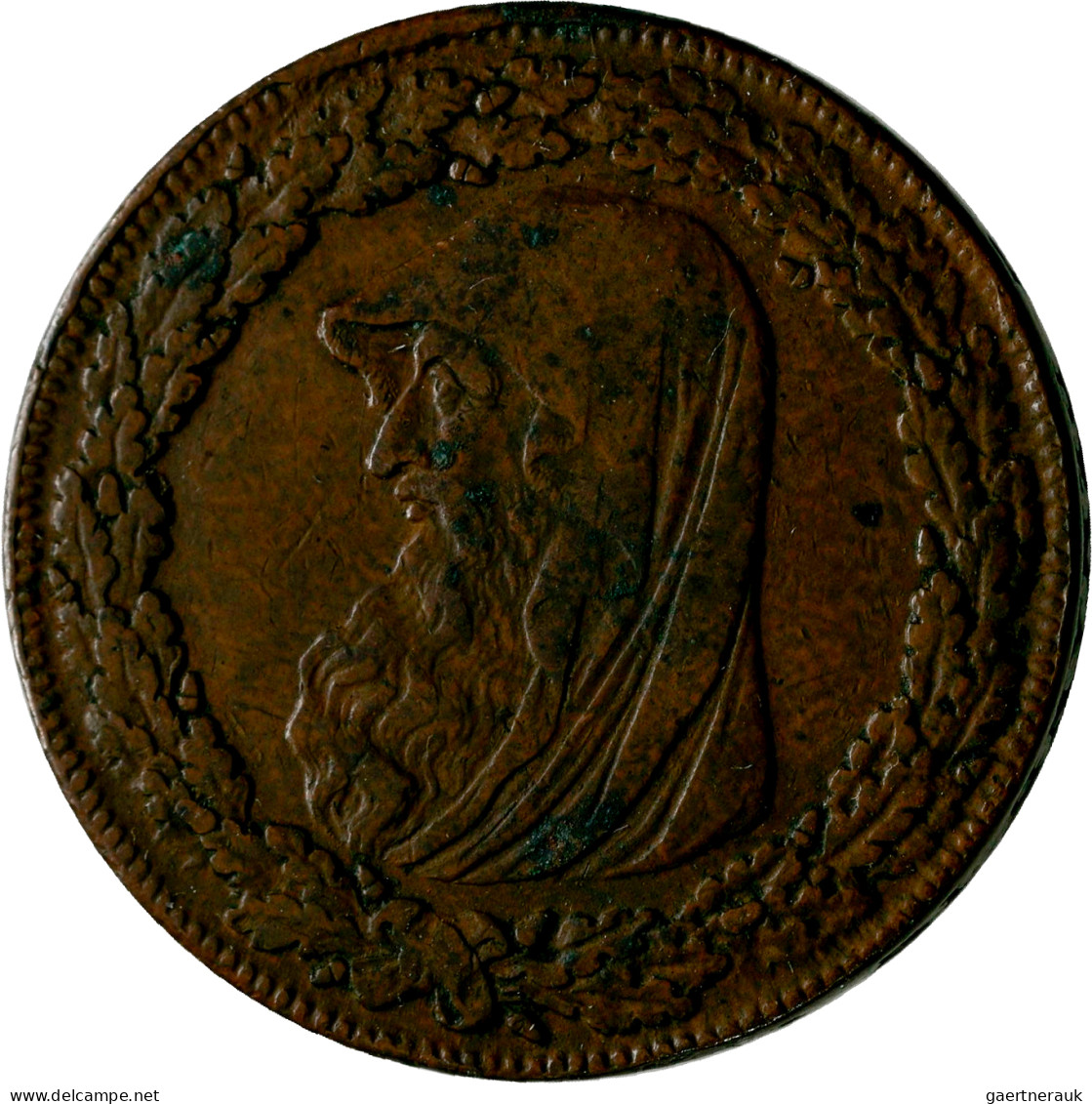 Großbritannien: Georg III. 1760-1820: Wales, Kupferpenny / Token 1787 (Conder To - Andere & Zonder Classificatie