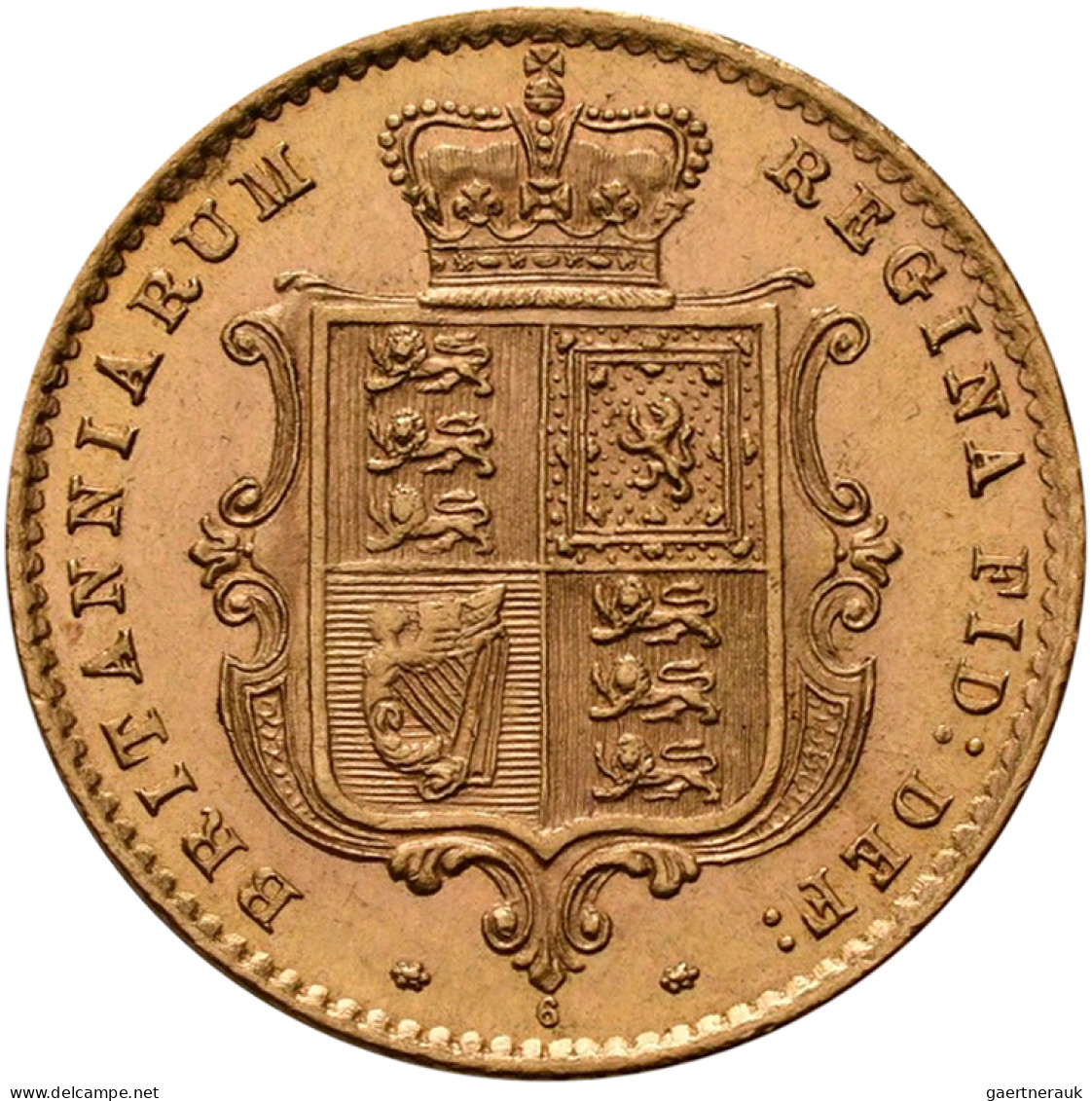 Großbritannien - Anlagegold: Victoria 1837-1901: ½ Sovereign 1870, Die Nr. 6. Ge - Altri & Non Classificati