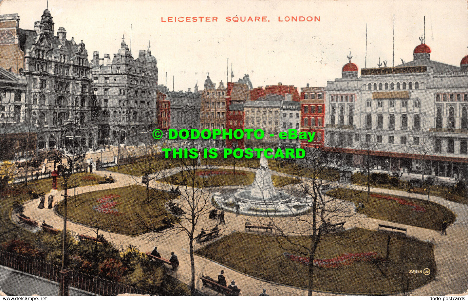 R506044 London. Leicester Square. Valentine. Colourtone Series. Picture. 1925 - Sonstige & Ohne Zuordnung