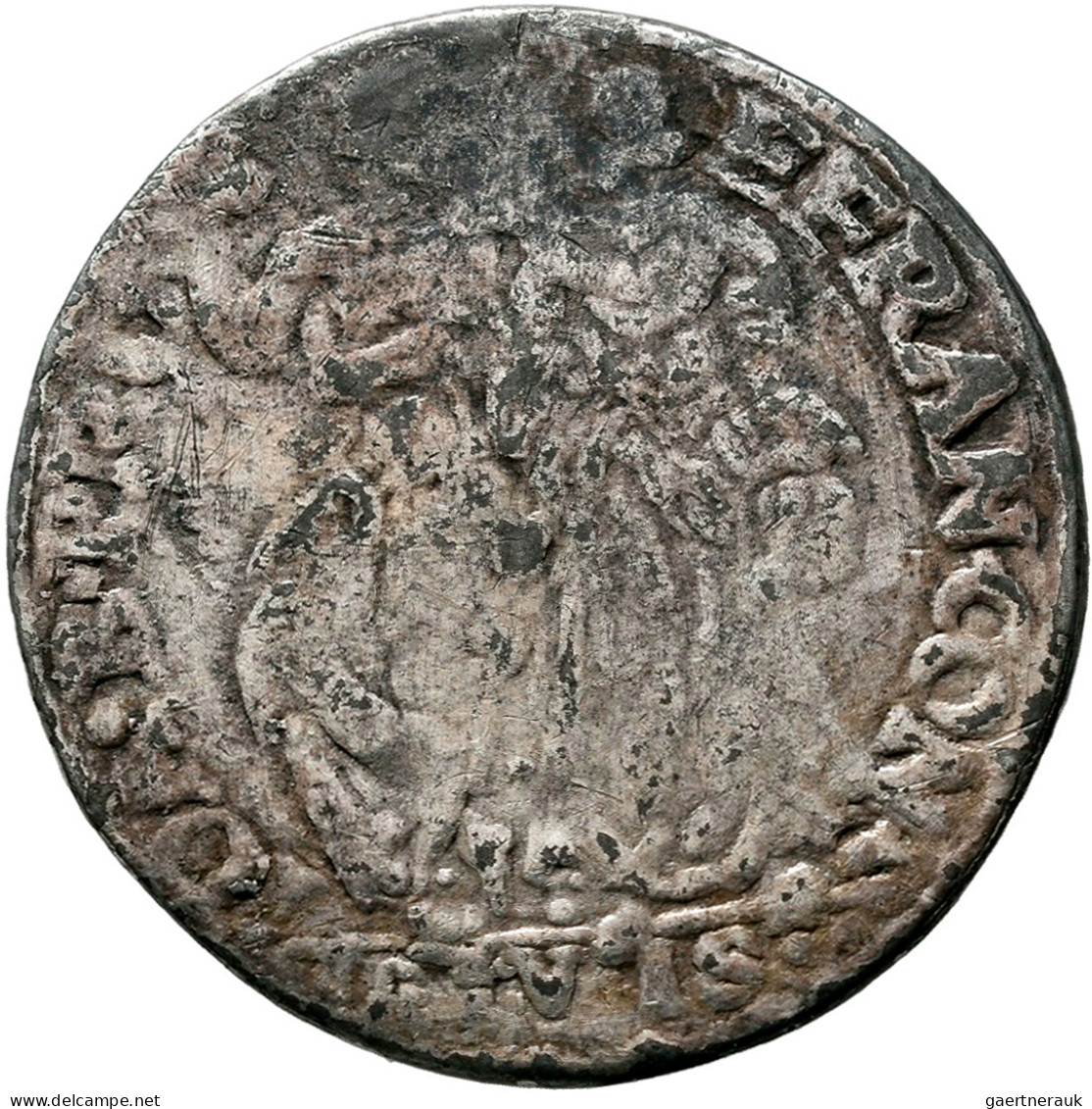 Italien: Florenz, Francesco I. De Medici 1574-1587: AR Giulio 1574, 3,88 G, Schö - 1861-1878 : Victor Emmanuel II