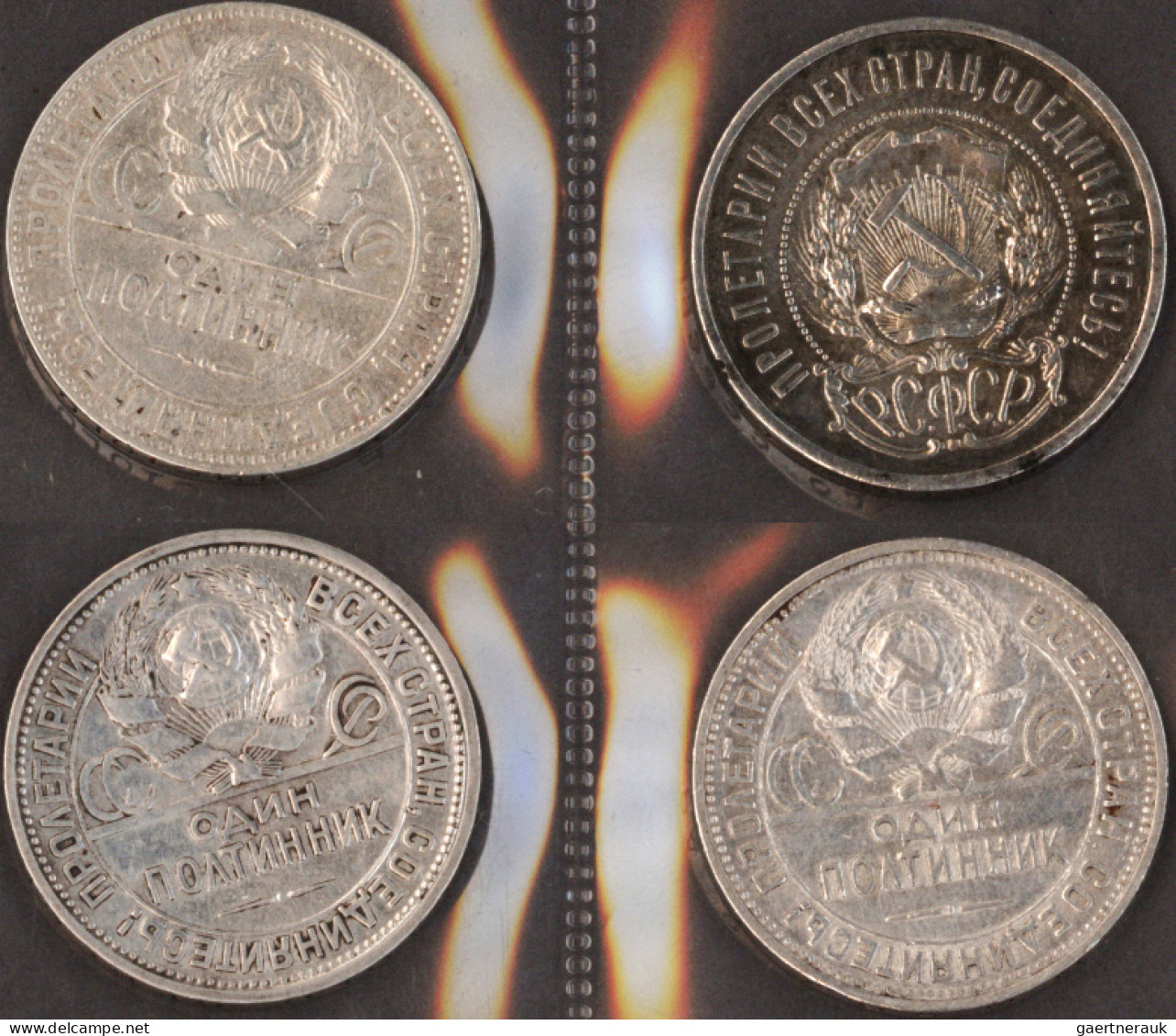 Sowjetunion: UdSSR / RSFSR / CCCP: 1 X 50 Kopeken 1922 Der RSFSR (KM# Y 83) Sowi - Russland