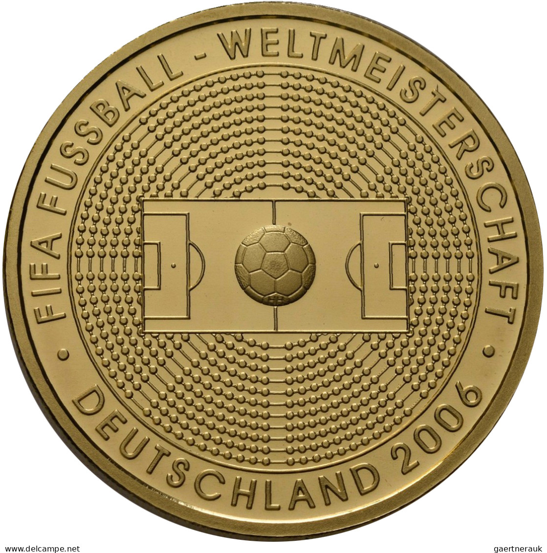 Deutschland - Anlagegold: 100 Euro 2005 Fußball WM 2006 In Deutschland (A), In O - Deutschland