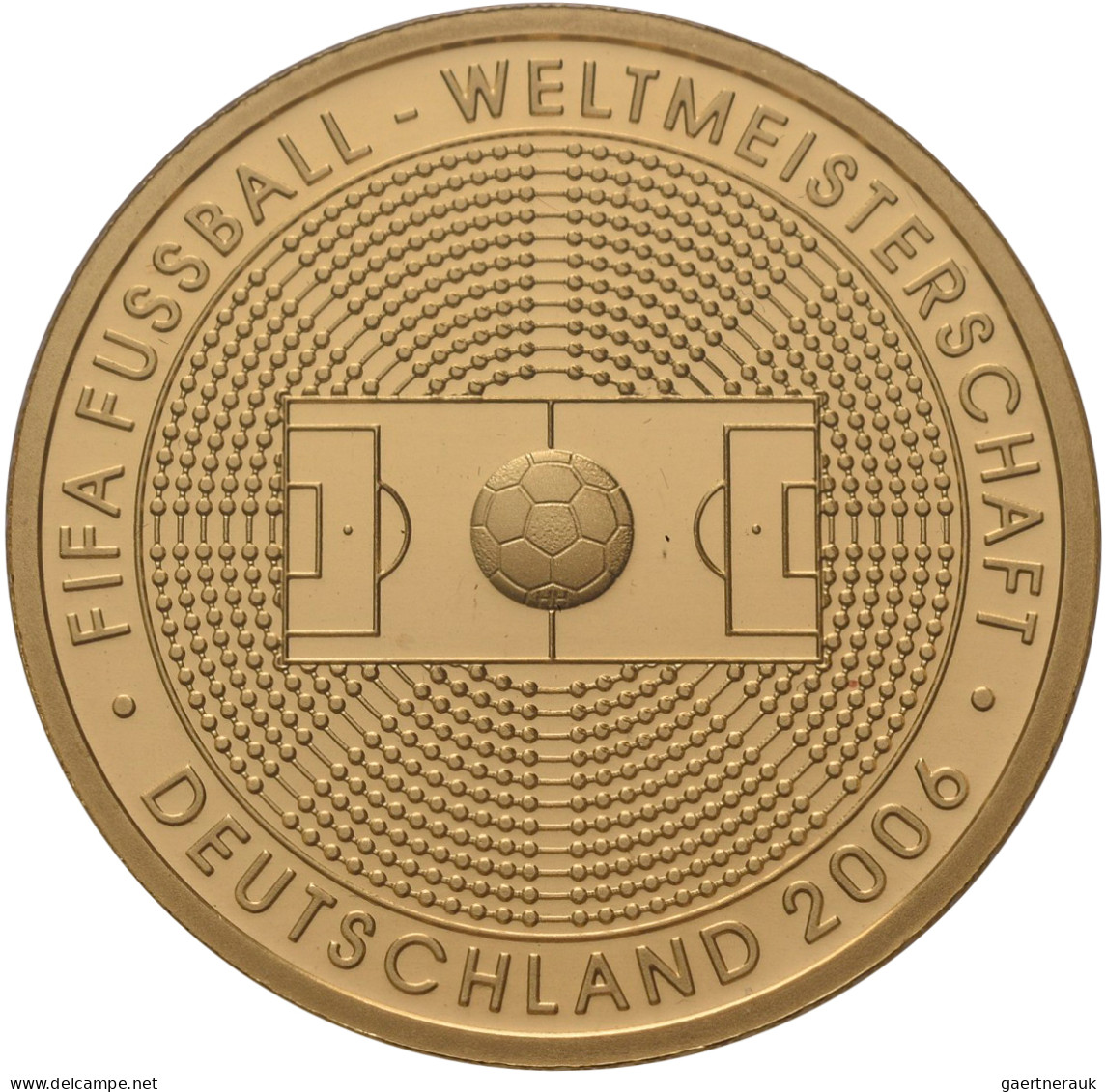 Deutschland - Anlagegold: 100 Euro 2005 Fußball WM 2006 In Deutschland (A), In O - Germany