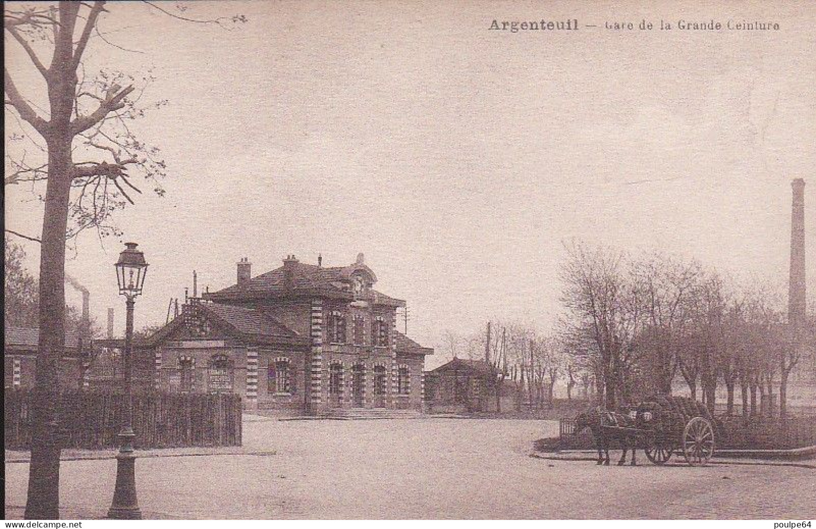 La Gare : Vue Extérieure (grande Ceinture) - Argenteuil