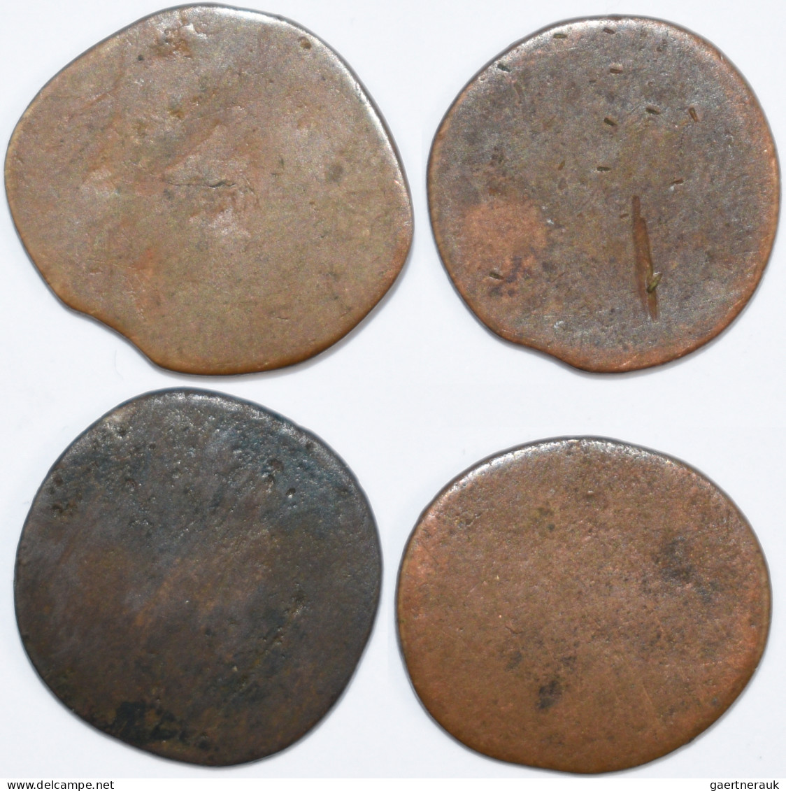 Altdeutschland Und RDR Bis 1800: Lindau: Lot 4 X 1 Pfennig, Einseitig. Dabei O.J - Other & Unclassified