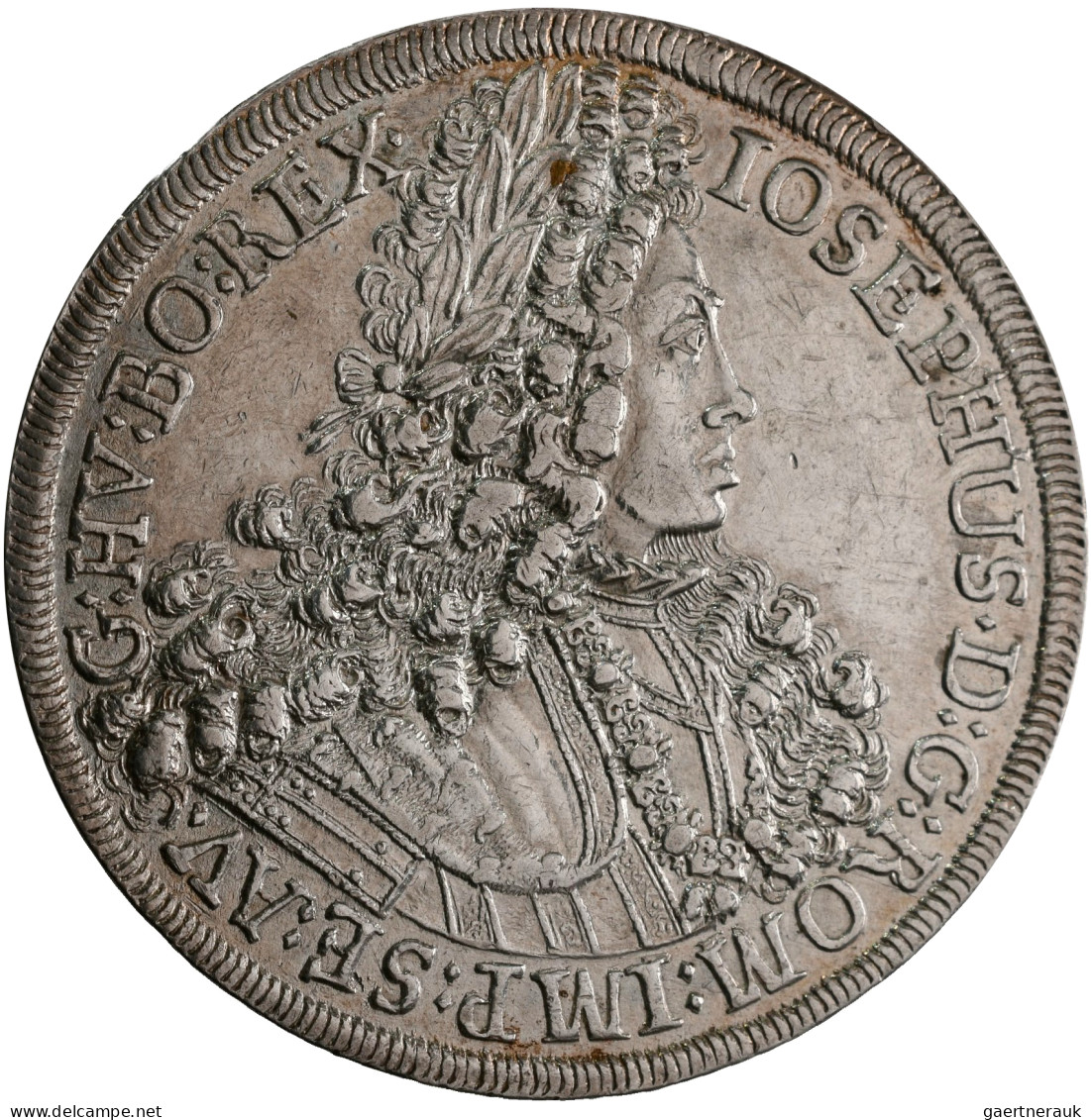 Haus Habsburg: Joseph I. 1705-1711: Taler 1707 Hall (Reichstaler). 28,88 G. Dave - Otros – Europa