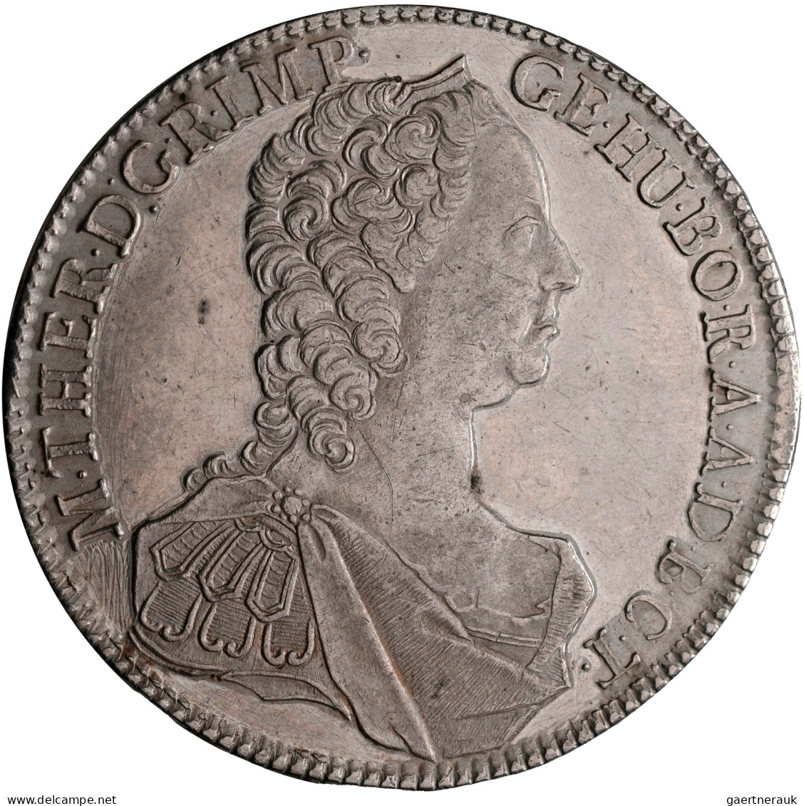 Haus Habsburg: Maria Theresia 1740 - 1780: Taler 1756 KB, Kremnitz. 28,03g. Dave - Otros – Europa