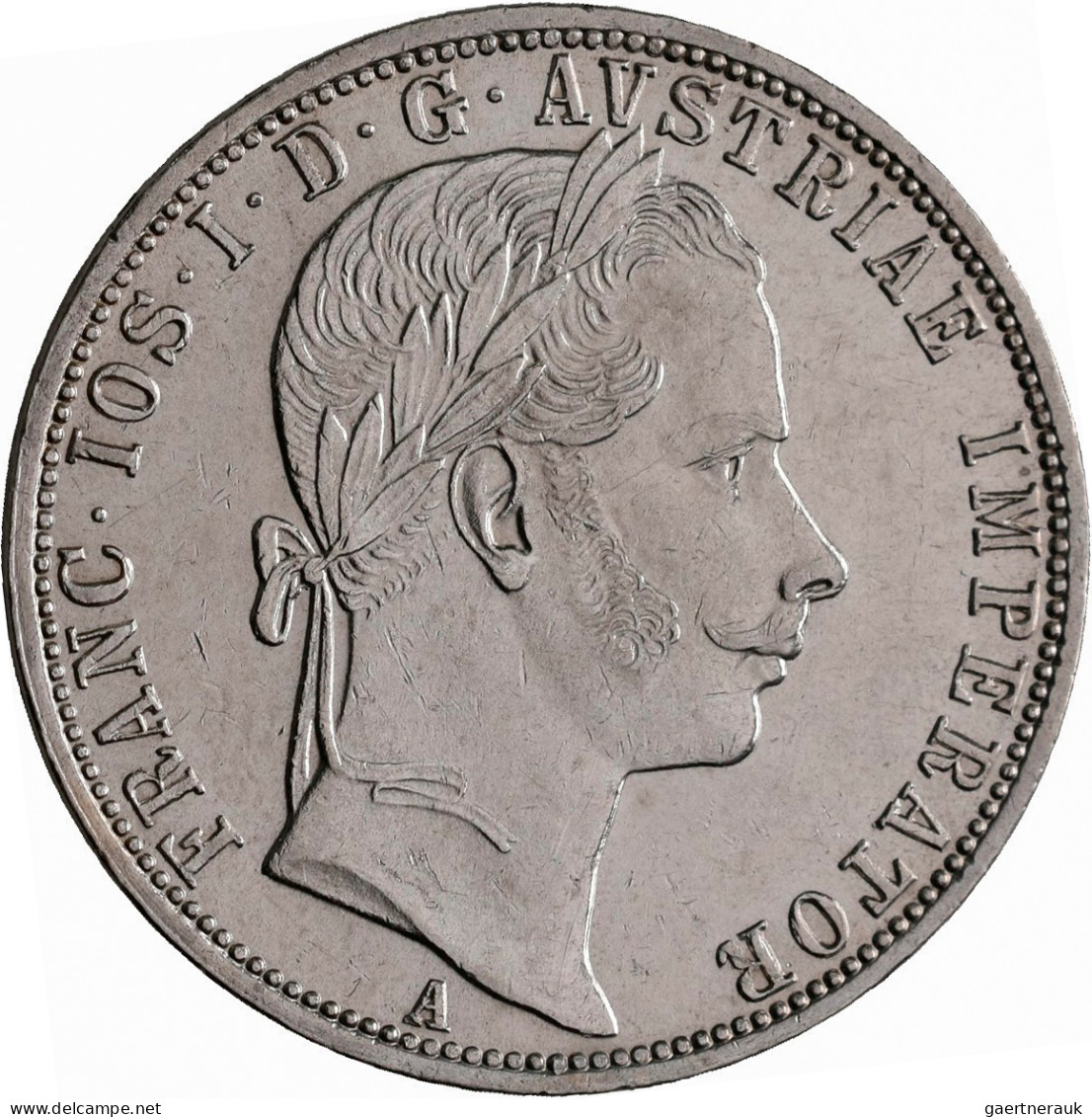 Haus Habsburg: Franz Joseph I. 1848-1916: Florin 1861 A. KM# 2219. Dabei Noch Fl - Otros – Europa