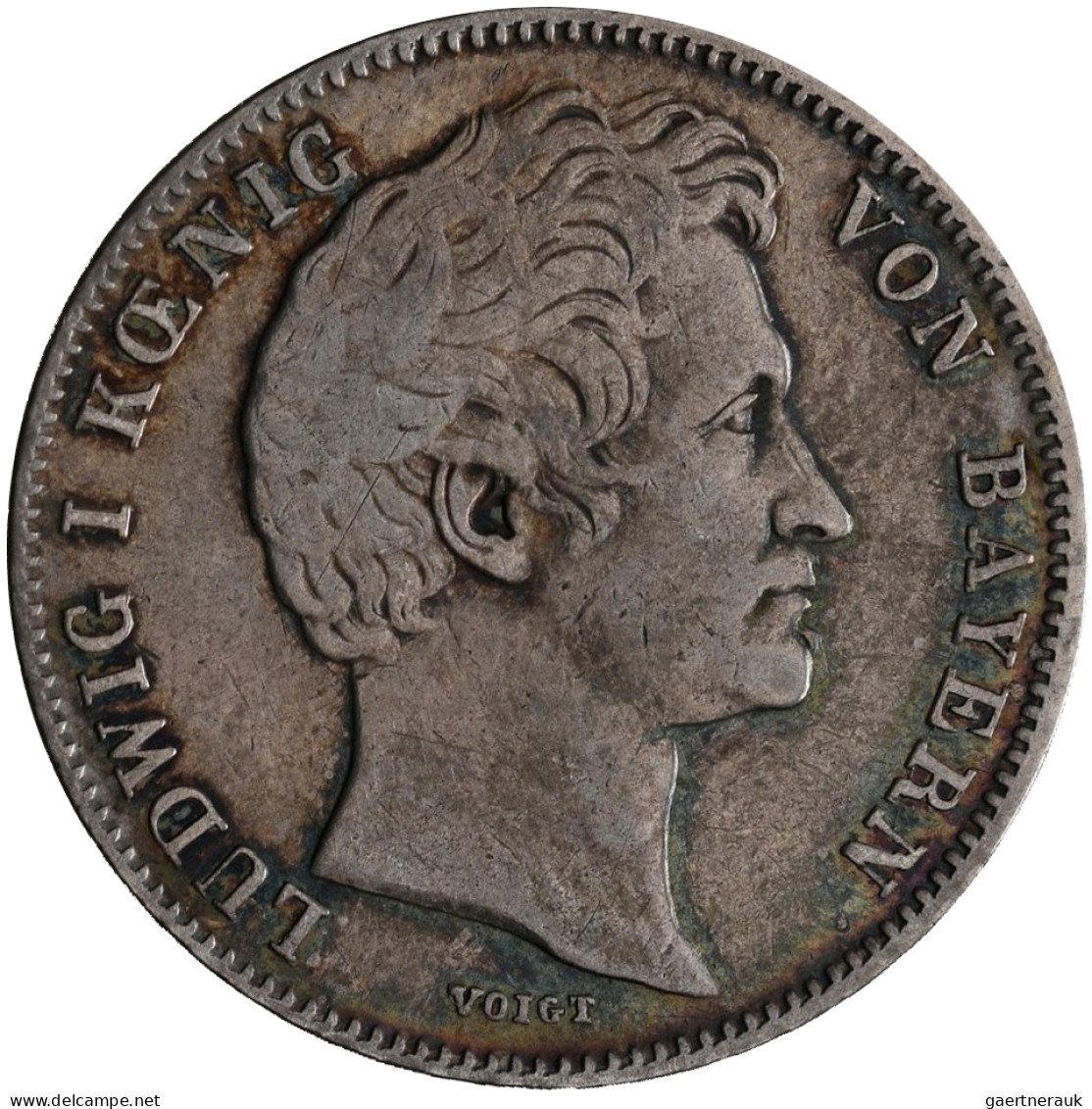 Bayern: Ludwig I. 1825-1848: Doppelgulden 1846 (Zwey Gulden), AKS 77, Jaeger 63. - Andere & Zonder Classificatie