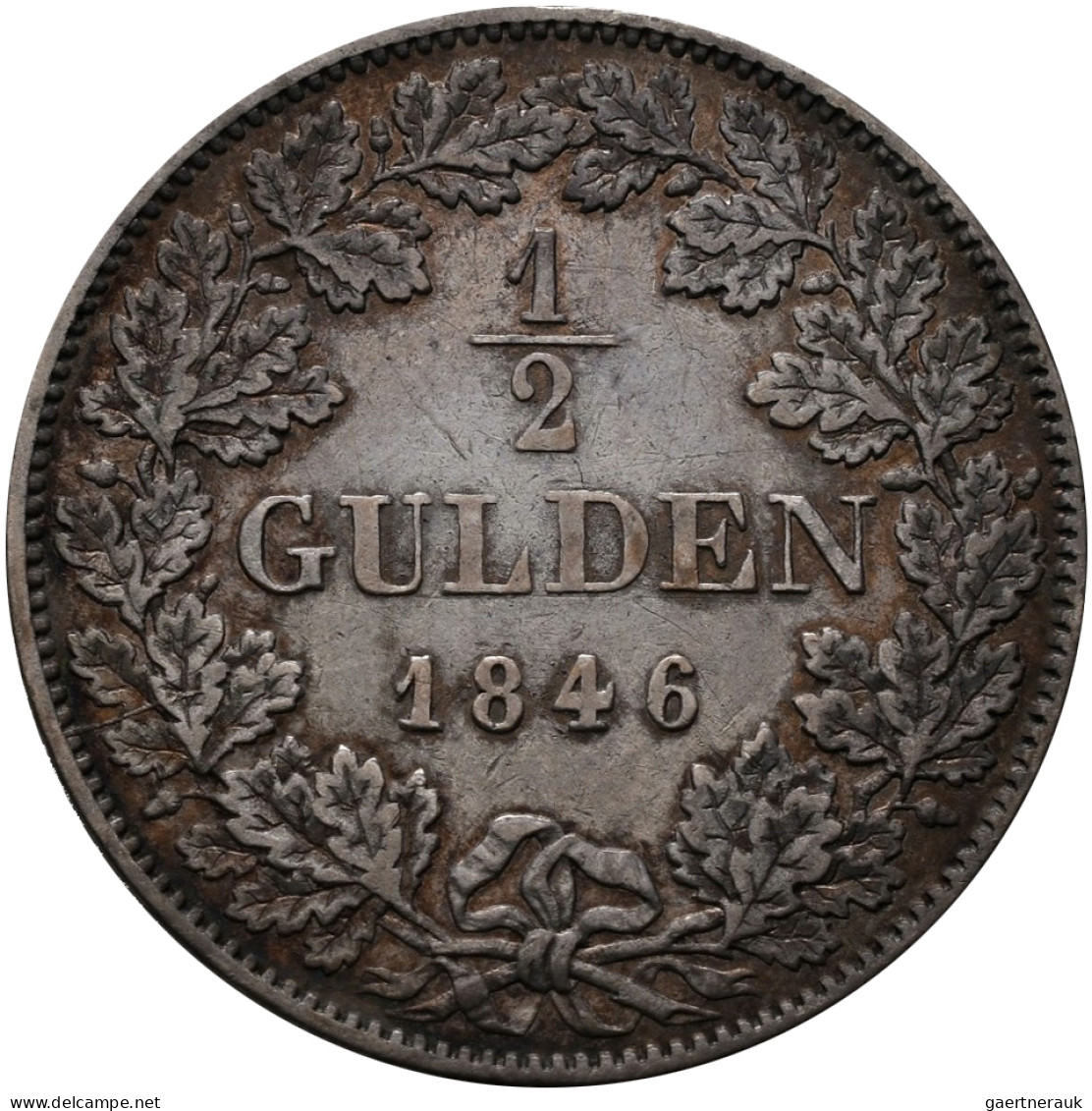 Bayern: Ludwig I. 1825-1848: Doppelgulden 1846 (Zwey Gulden), AKS 77, Jaeger 63. - Other & Unclassified