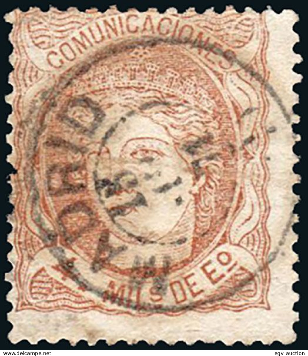 Madrid - Edi O 104 - 4 Milésima - Mat Fech. Tp. II "Madrid (1)" - Used Stamps