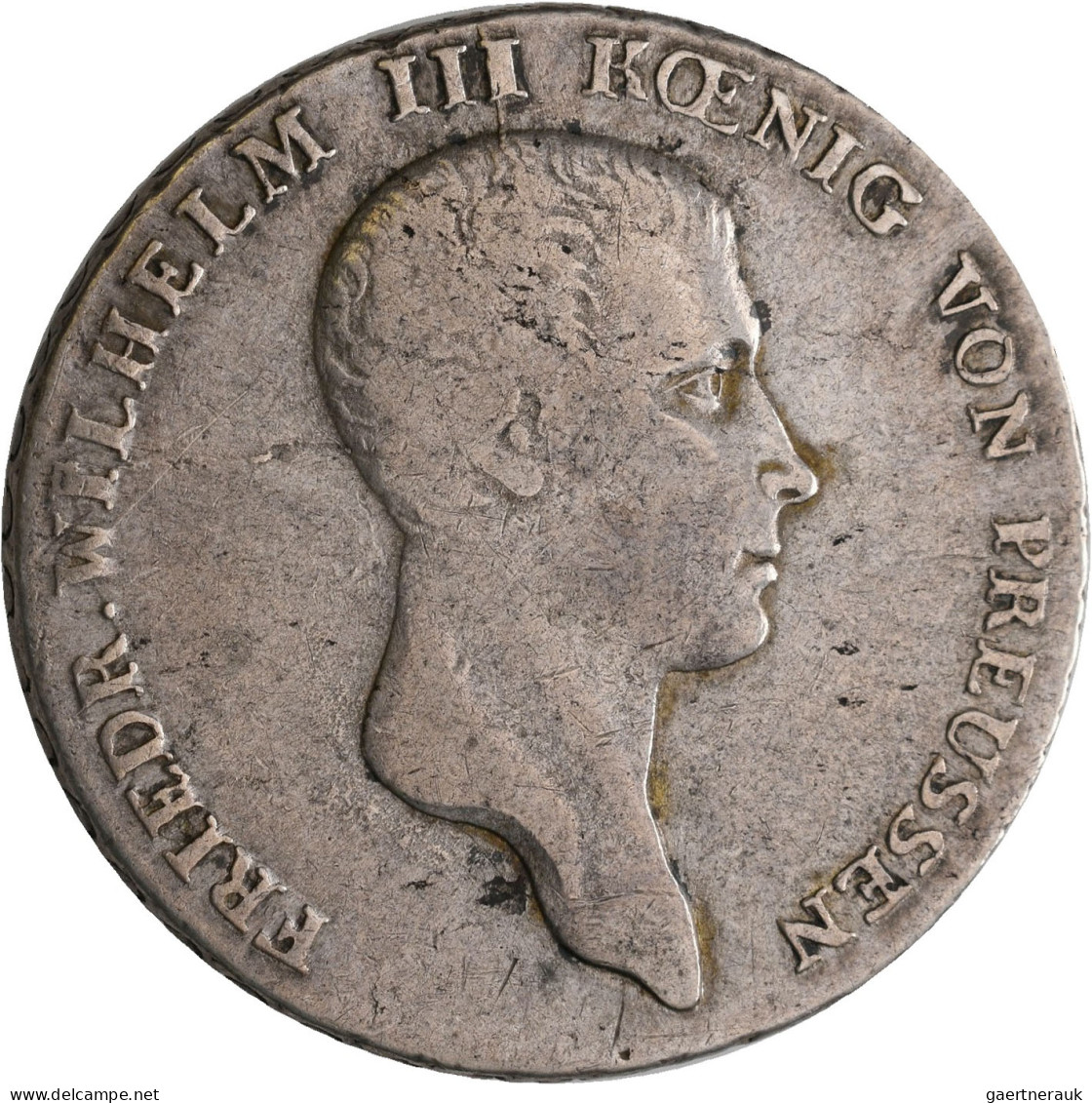 Preußen: Friedrich Wilhelm III. 1797-1840: Reichstaler 1813 A + 1814 A. AKS 11, - Other & Unclassified