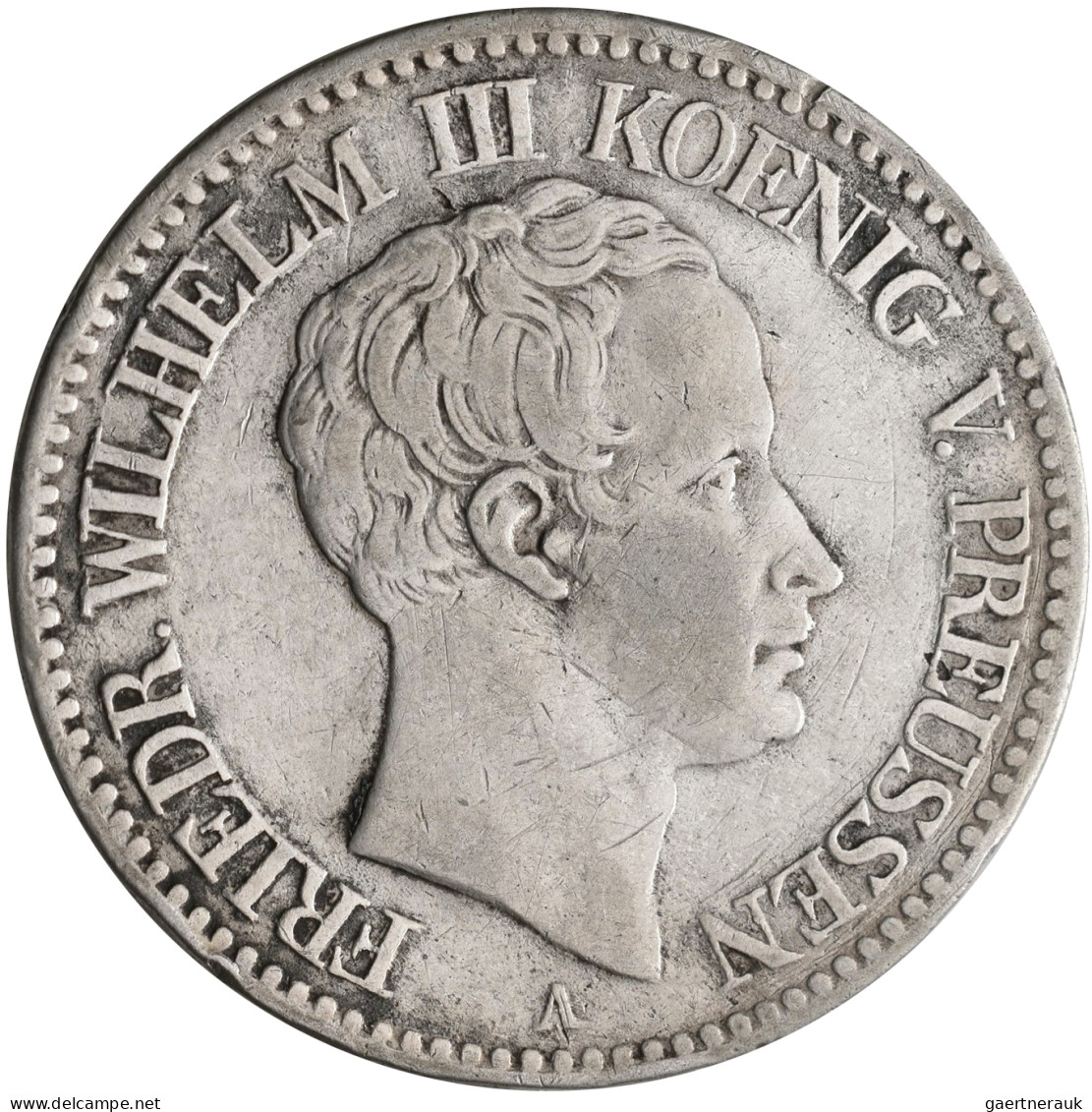 Preußen: Friedrich Wilhelm III. 1797-1840: 2 X Taler 1824 A, AKS 14, Jaeger 59. - Sonstige & Ohne Zuordnung