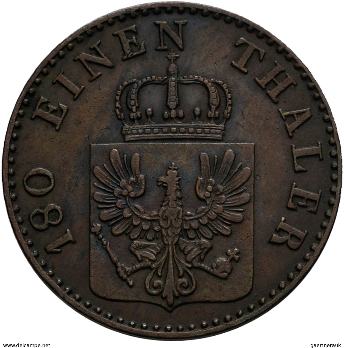 Preußen: Friedrich Wilhelm IV. 1840-1861: 4 Pfennige 1856 (AKS 89) Plus 2 Pfenni - Other & Unclassified