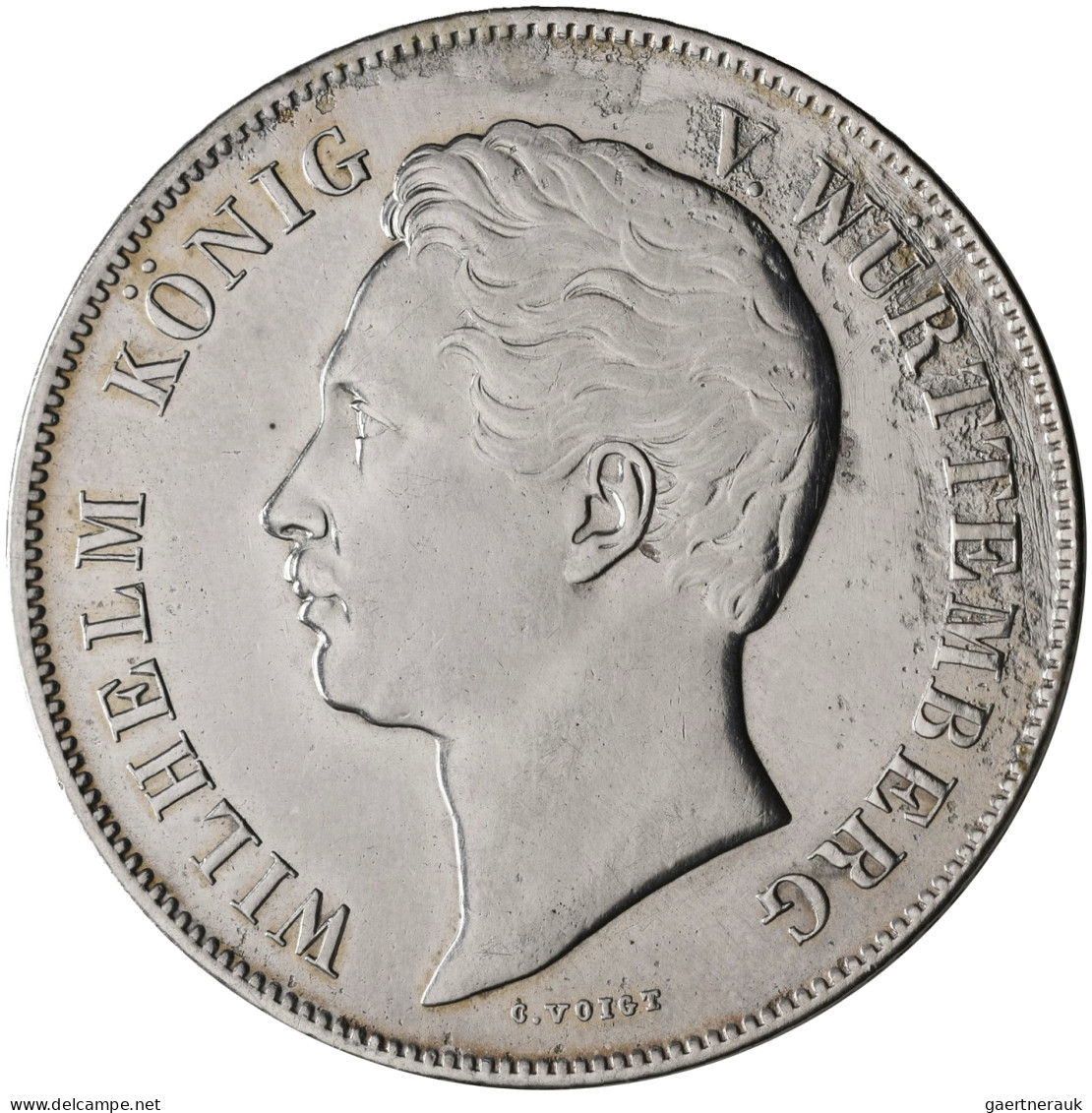 Württemberg: Wilhelm I. 1816-1864: Doppelgulden 1846 (Zwey Gulden), AKS 76, Jaeg - Autres & Non Classés