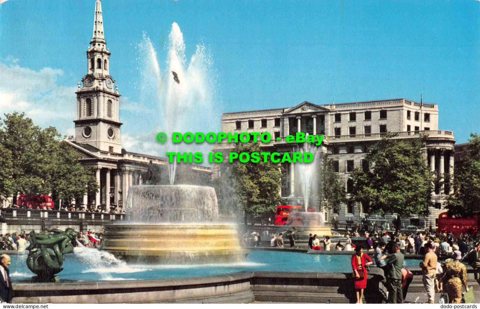 R506052 London. Trafalgar Square. John Hinde. Kodak Ektachrome. 1962 - Sonstige & Ohne Zuordnung