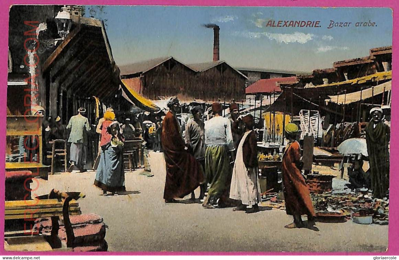 Ag2938 - EGYPT - VINTAGE POSTCARD - Alexandrie - 1922 - Alexandrie