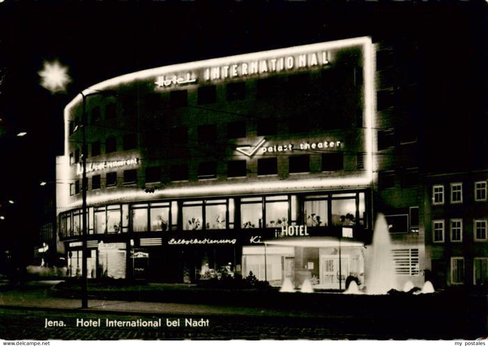 73887625 Jena  Thueringen Hotel International Bei Nacht  - Jena