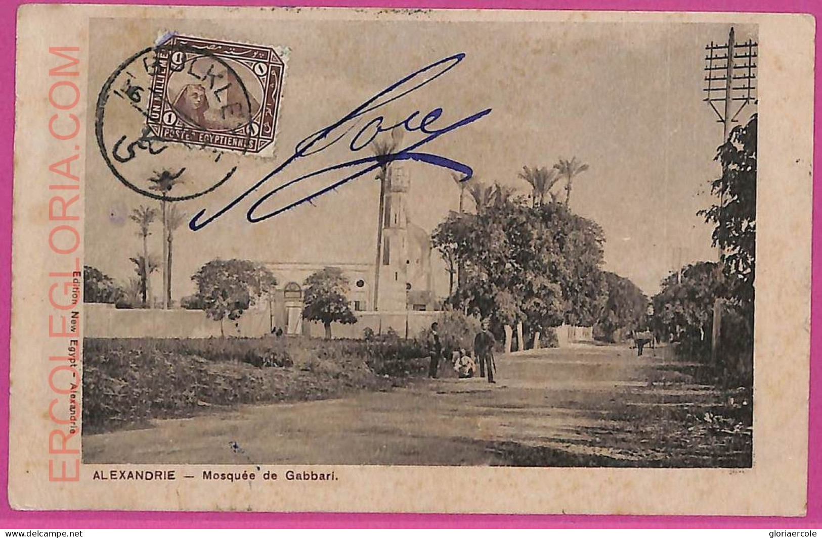 Ag2939 - EGYPT - VINTAGE POSTCARD - Alexandrie - 1906 - Alexandrie