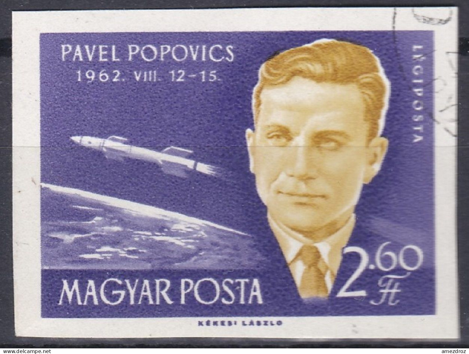 Hongrie Poste Aérienne 1962 ND Pavel Popovics  (A19) - Usati