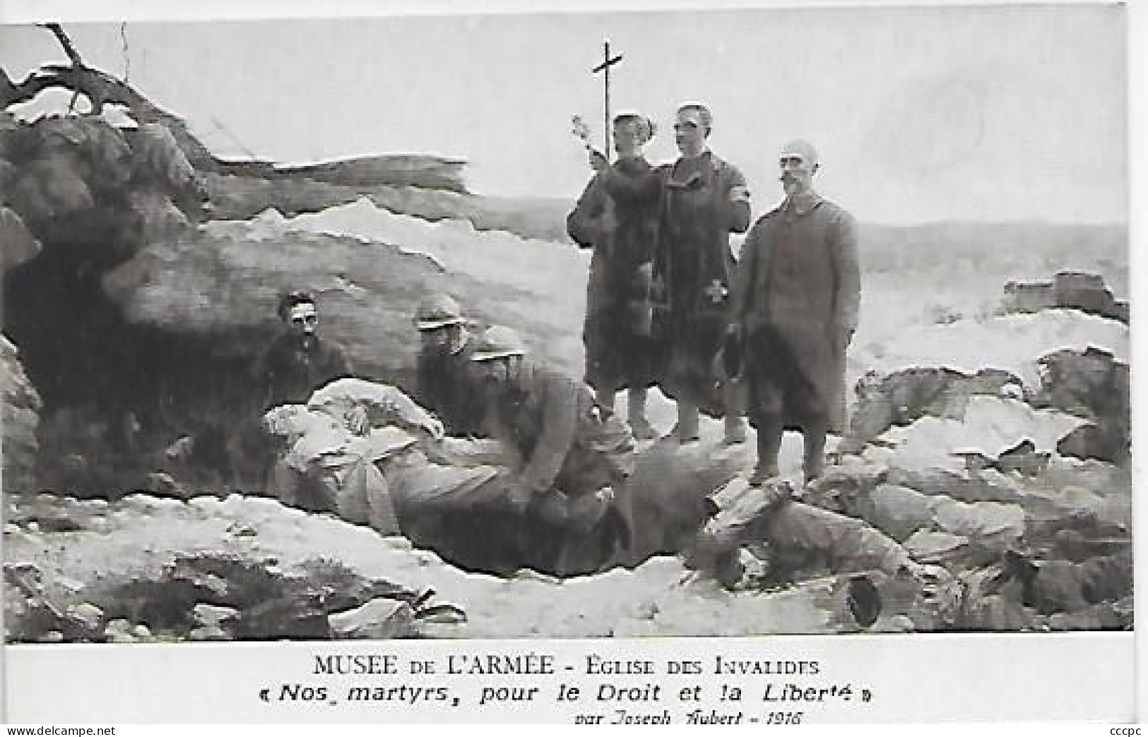 CPA Paris Musée De L'Armée - Eglise Des Invalides Nos Martyrs Pour Le Droit Et La Liberté - Arrondissement: 07