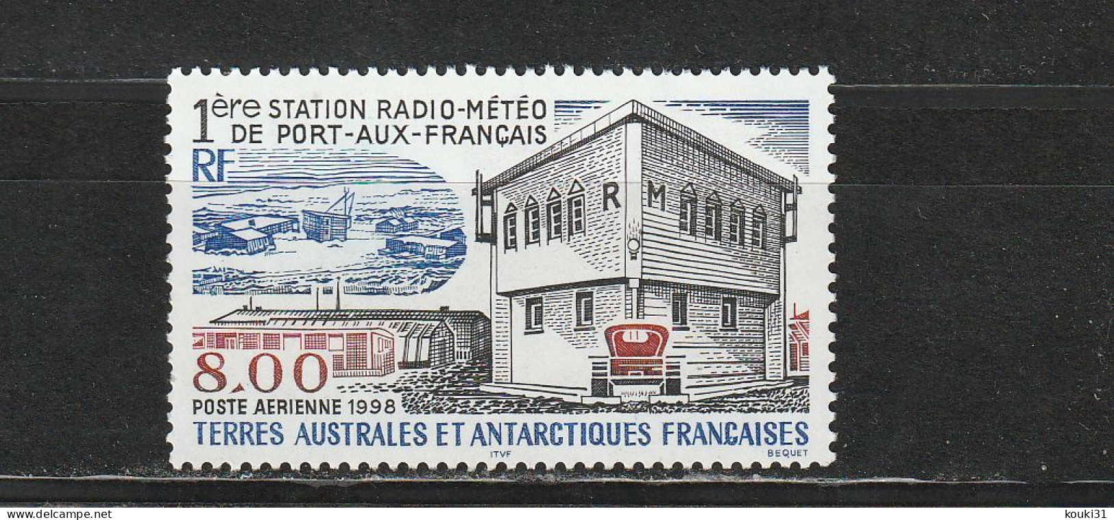 TAAF YT PA 147 ** : Station Radio-météo  - 1998 - Airmail