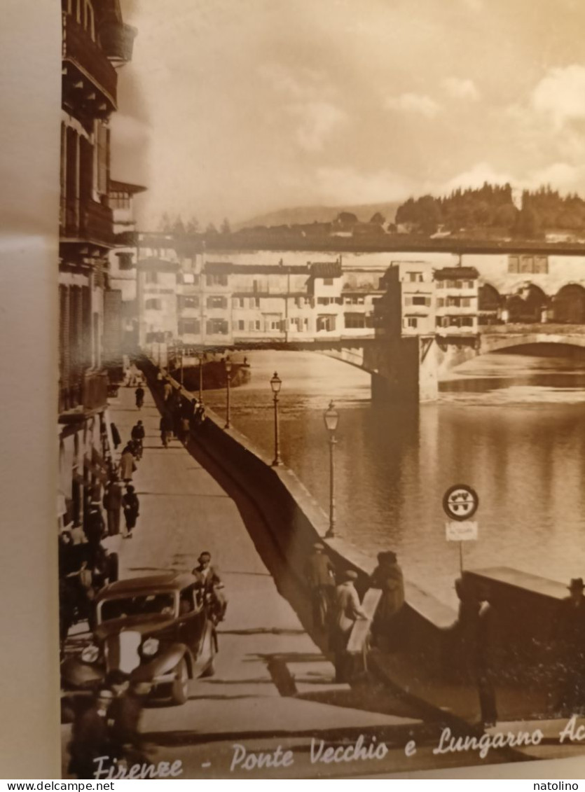 FG Firenze Ponte Vecchio E Lungarno Acciaiuoli Animata Bella - Firenze