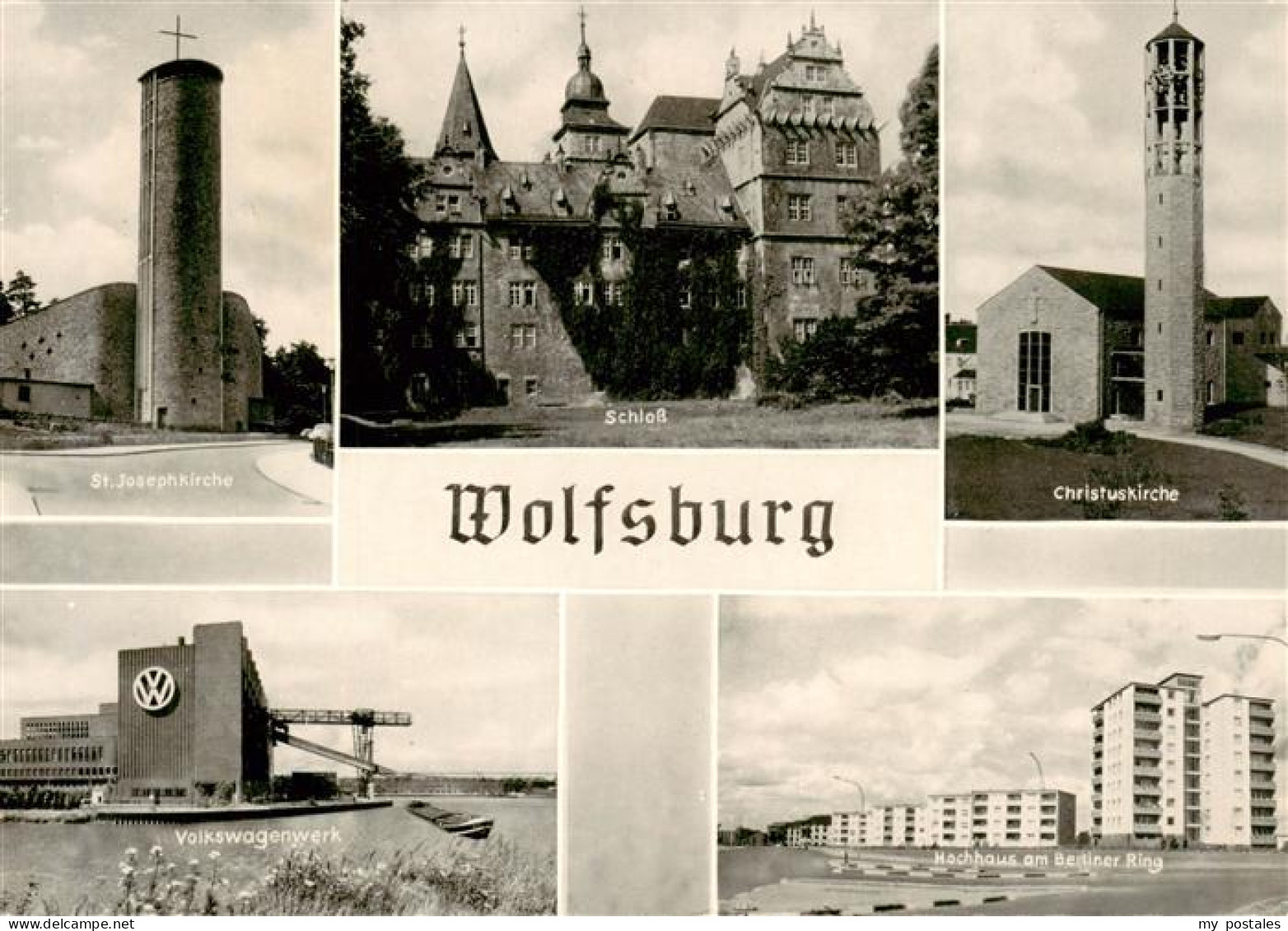 73887569 Wolfsburg St Josephskirche Schloss Christuskirche VW Werk Hochhaus Am B - Wolfsburg