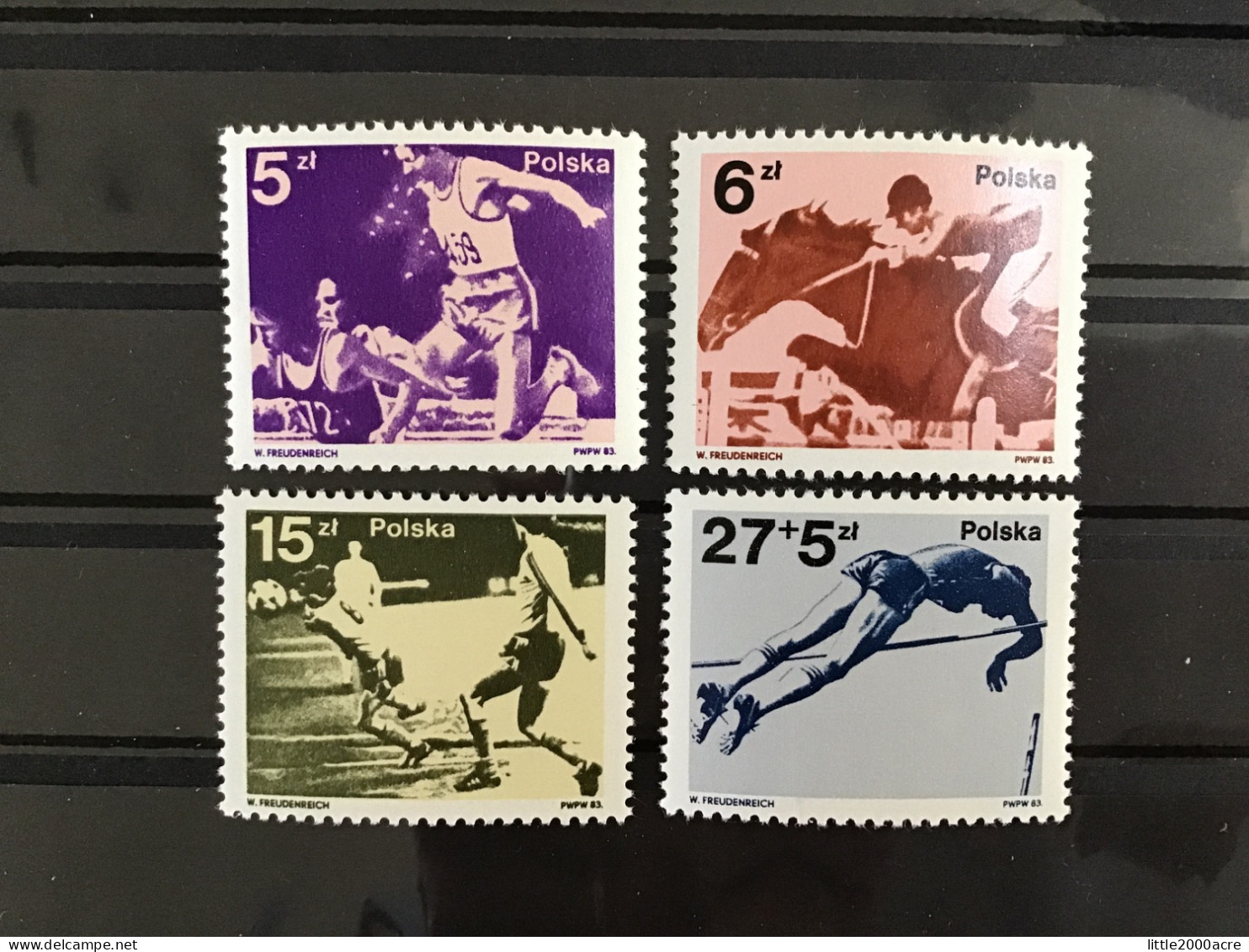 Poland 1983 Sports Achievements MNH SG 2875-8 Mi 2862-5 Yv 2675-9 - Neufs