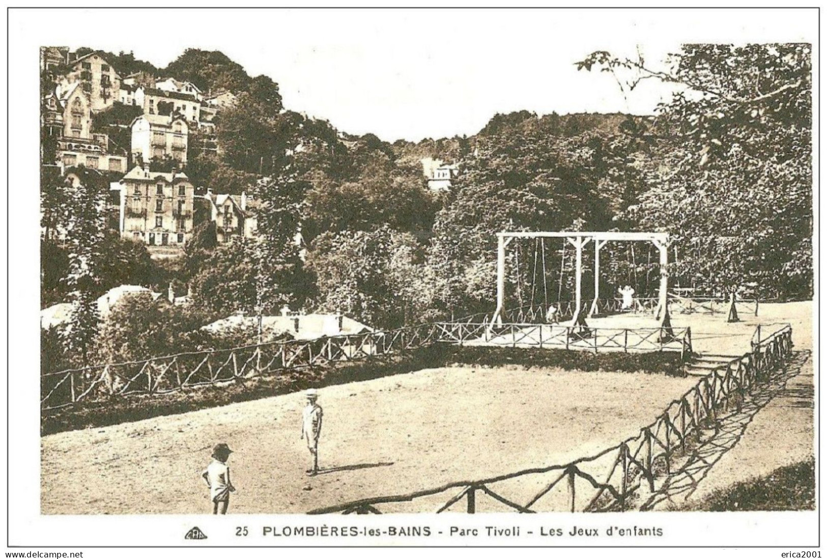 Plombieres Les Bains. Les Jeux D'enfants Au Parc Tivoli. - Plombieres Les Bains