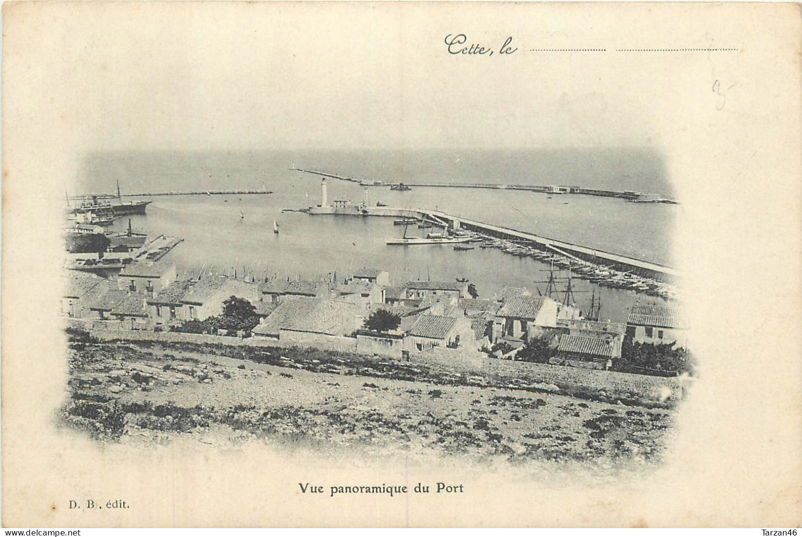 25.04.2024   -  CETTE Vue Panoramique Du Port - Sete (Cette)